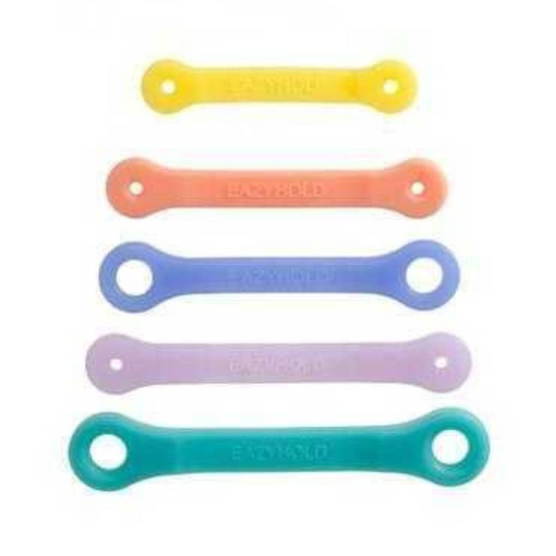 EazyHold 硅胶自适应辅助器具，适用于手部活动受限、脑瘫、中风的人士（青少年至成人 5 件装）