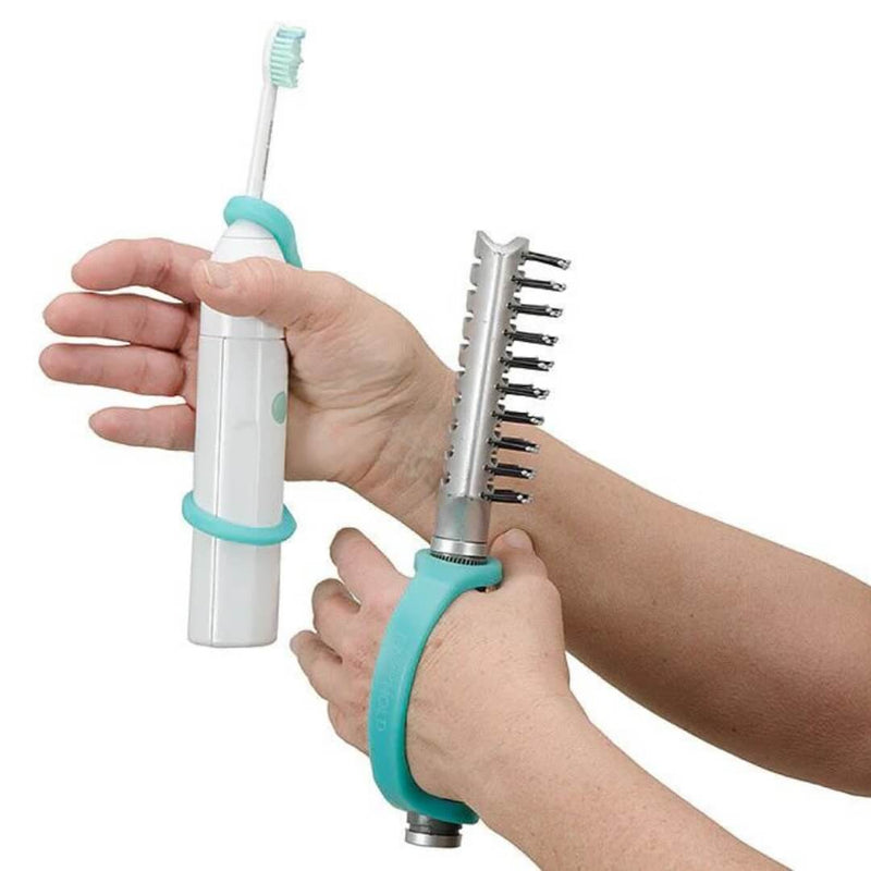 EazyHold 硅胶自适应辅助器具，适用于手部活动受限、脑瘫、中风的人士（青少年至成人 5 件装）