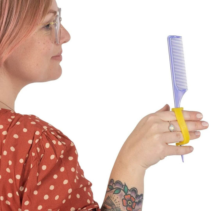 EazyHold 硅胶自适应辅助器具，适用于手部活动受限、脑瘫、中风的人士（青少年至成人 5 件装）