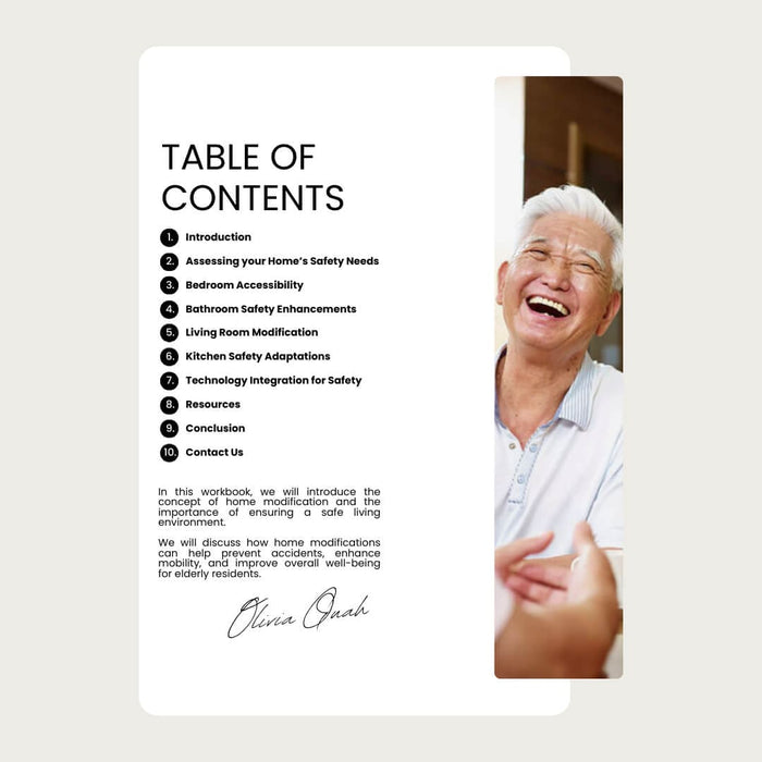 Ebook: Home Modifications for Elderly Safety A Comprehensive Guide