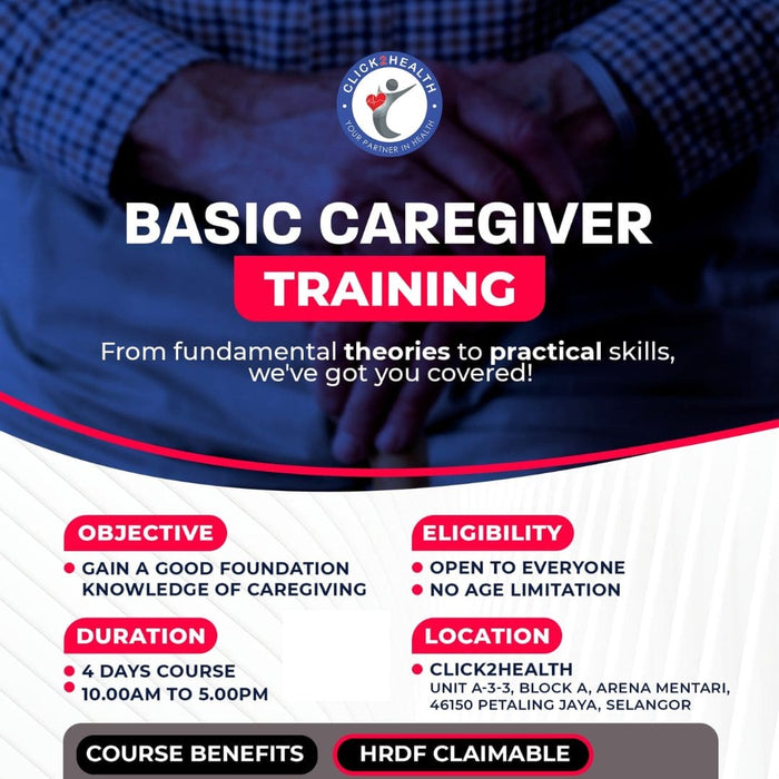 [HRD Corp Claimable] 4 day training Basic Caregiver Training