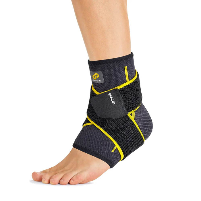 Ankle Airy Sleeve Breathable & 4-way stretch with Wrap (Piece) FS60 | BRACOO