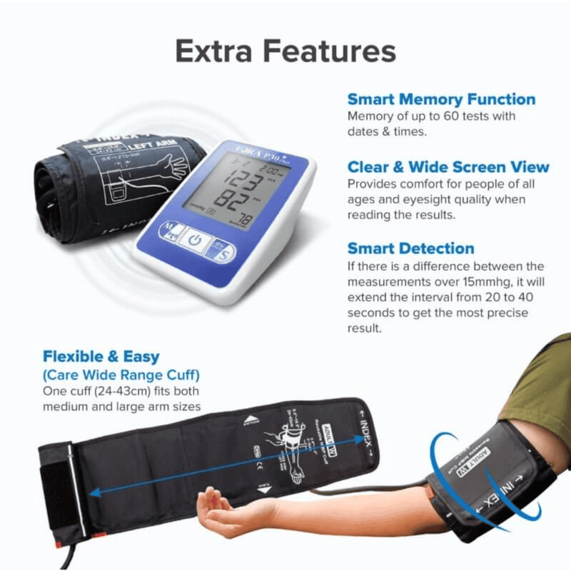 FORA P30 Plus Bluetooth Blood Pressure Monitor