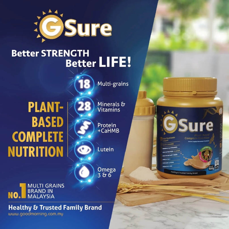 GSure Heart-Healthy Plant Based Nutrition (900g) | GoodMorning