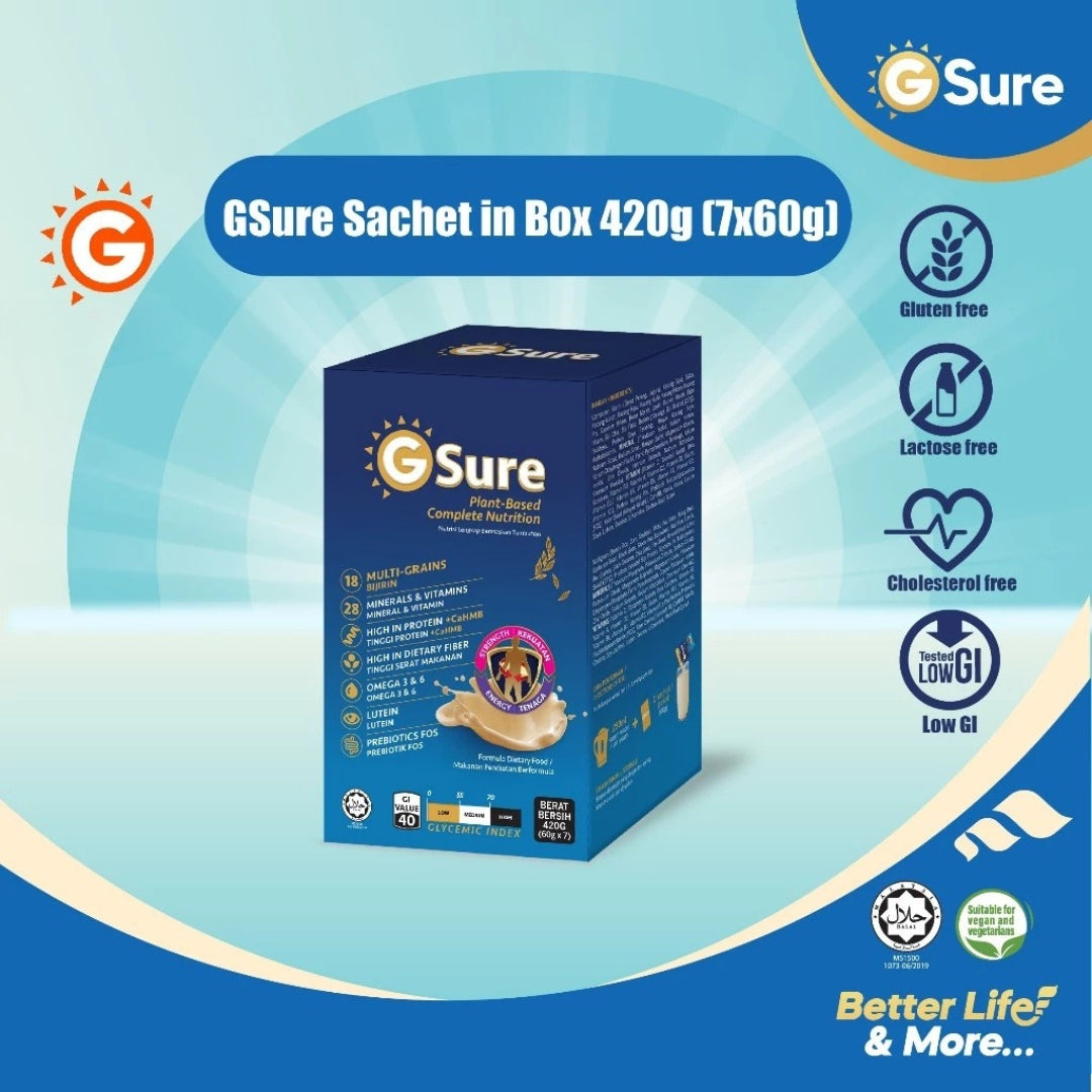 GSure Sachet in Box 420g (7x60g) | GoodMorning — iElder.Asia (Asian ...
