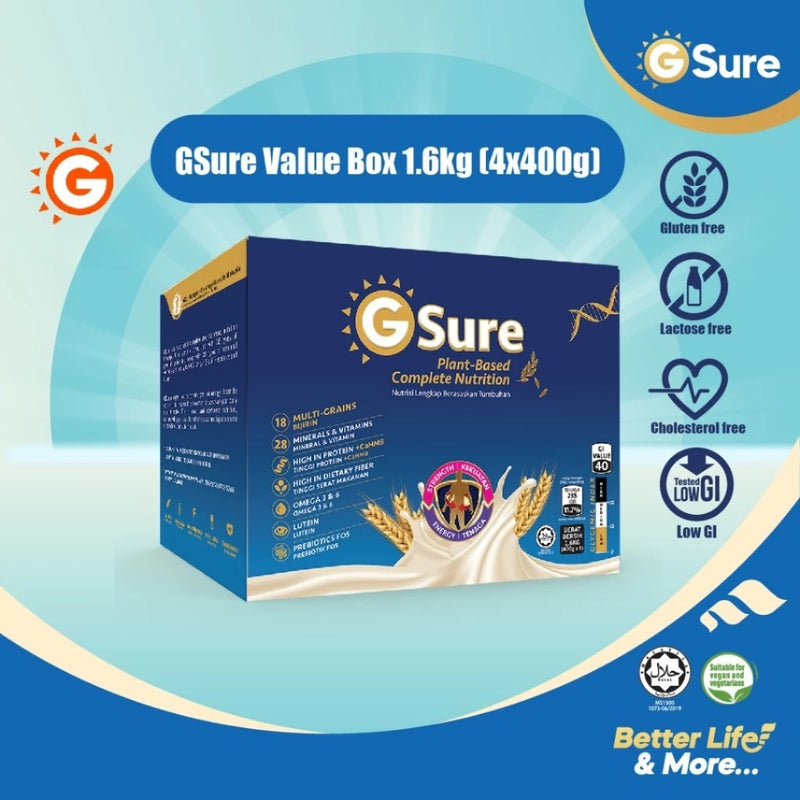 GSure Value Box 1.6kg (4x400g) | GoodMorning