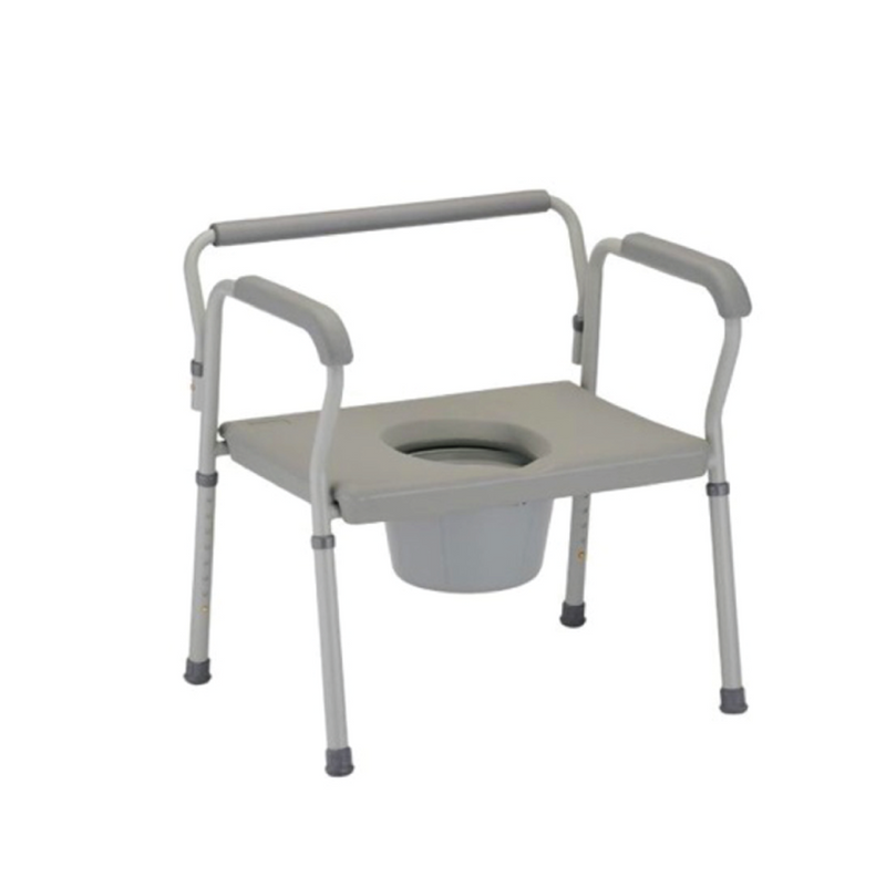 Deluxe Heavy Duty Xl Epoxy Commode Chair 23 inch