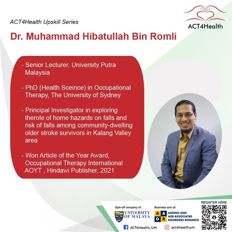 [HRD Corp Boleh Dituntut] Latihan Penilaian &amp; Pengubahsuaian Bahaya Rumah | ACT4Kesihatan