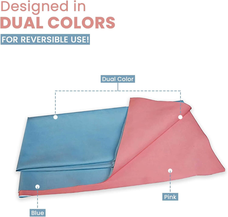 Ultrasoft Waterproof Incontinence Dry Rubber Bed Sheet Cover Underpad (Mackintosh)/ Sleeping Mattress Protector/Urine Non-Absorbent Reusable Crib Mat