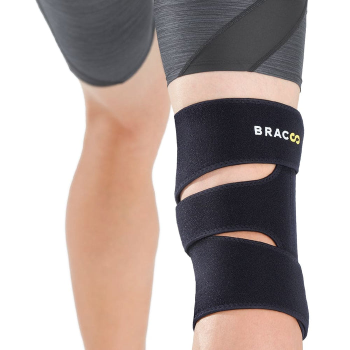 Knee Fulcrum Wrap Dual Splints Stabilizer with Fixation Pad KB30 | BRACOO