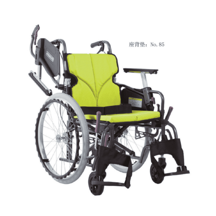 自走式升降多功能轮椅浅蓝色KMD-C22-45 |河村