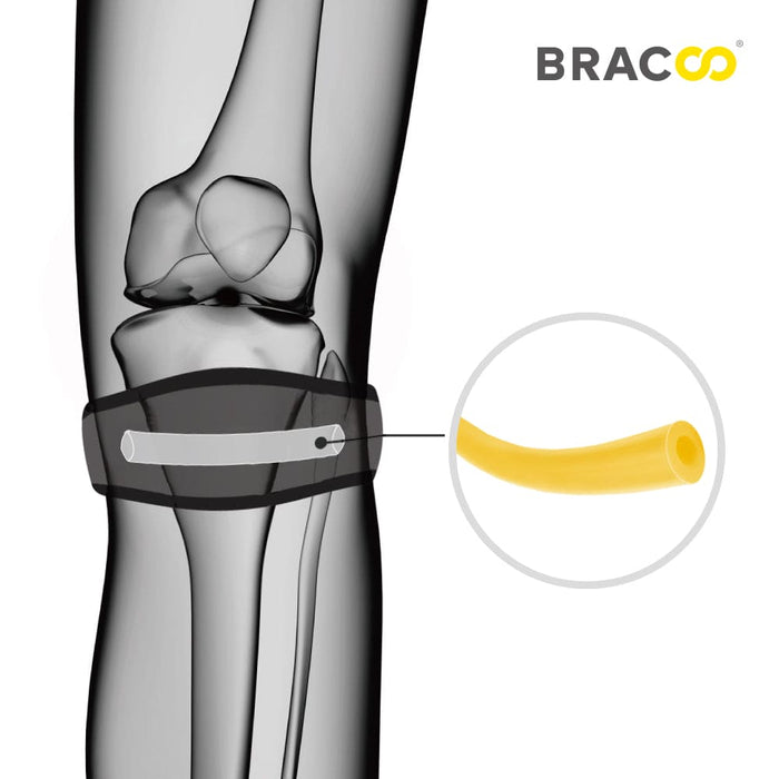 Knee Patella Fulcrum Wrap Easyfit with Cushion Tube KP40 | BRACOO