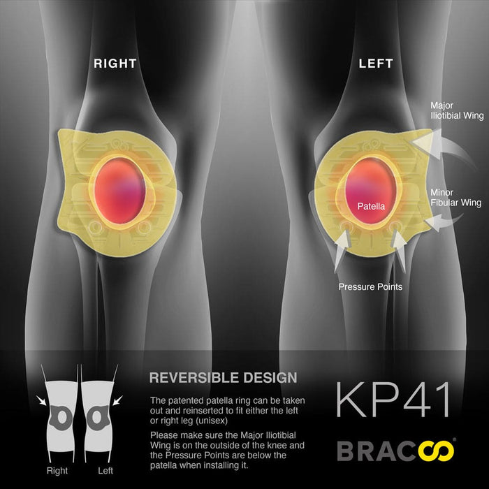 Knee Shielder Sleeve Patented Ergo 3D pad KP41 | BRACOO