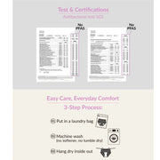 Comfortable high-waist incontinence underwear for active aging