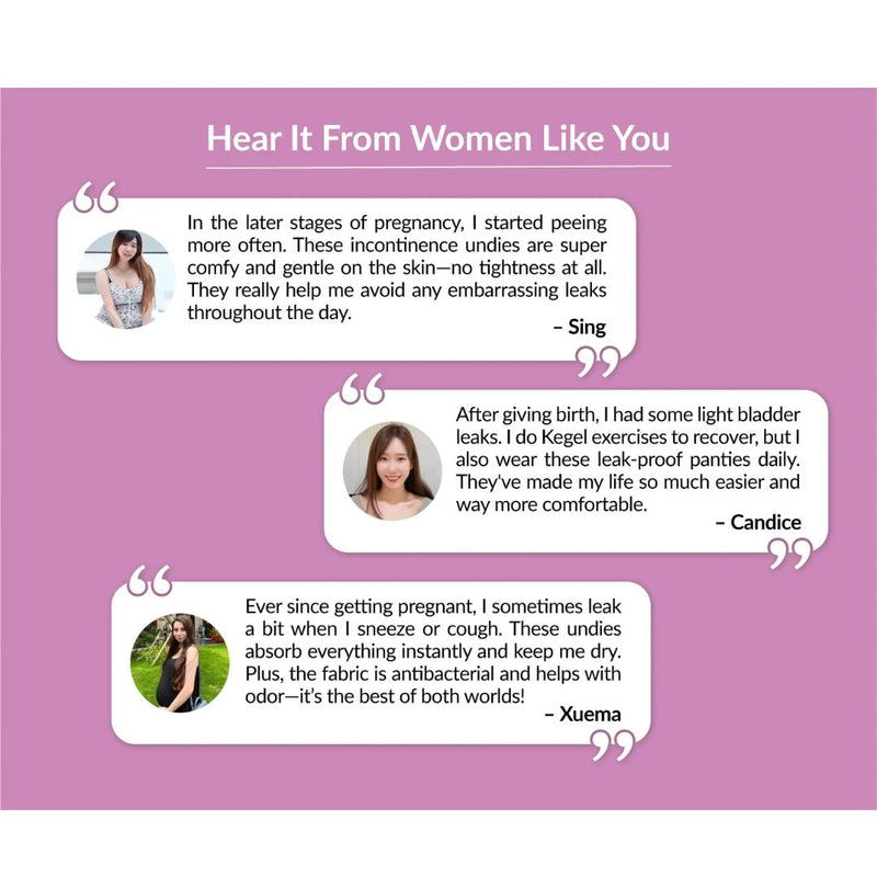 Incontinence protection underwear for active lifestyle