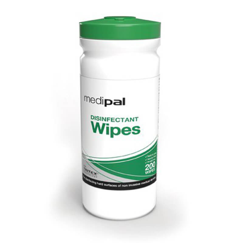 Medipal - Clean and Disinfect Wipes Canister with Tritex (200 pieces per canister)