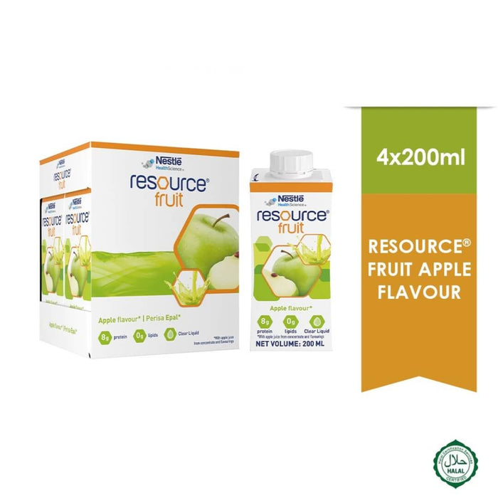 [Pre-Order] Resource Fruit Apple Flavor Bottle (4 x 200ml) | Nestle