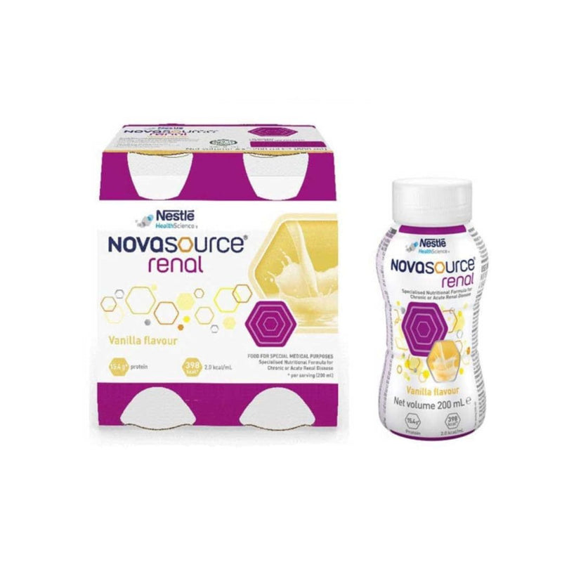 [Pre-Order] Novasource Renal Vanilla Bottle (4x200ml) | Nestle