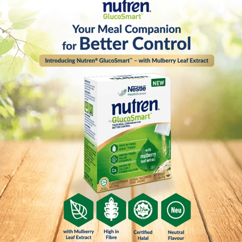 [Pre-Order] Nutren GlucoSmart (14's x 2g) | Nestle