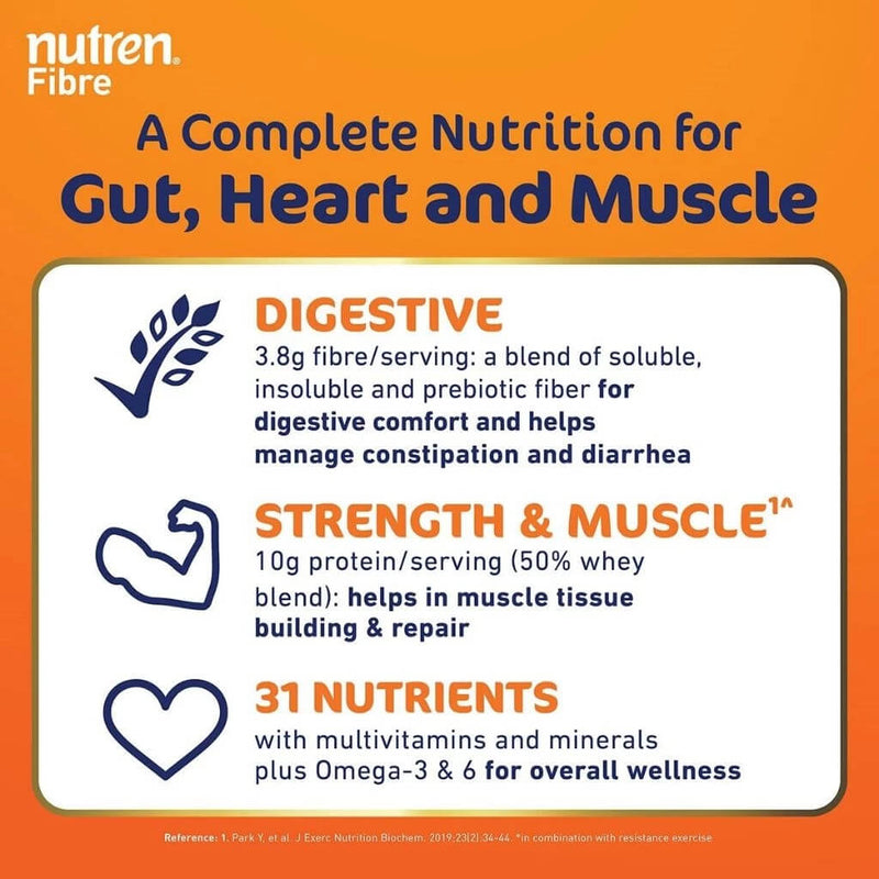 [Pre-Order] Nutren Fibre Complete Nutrition - Vanilla Flavour | Nestle