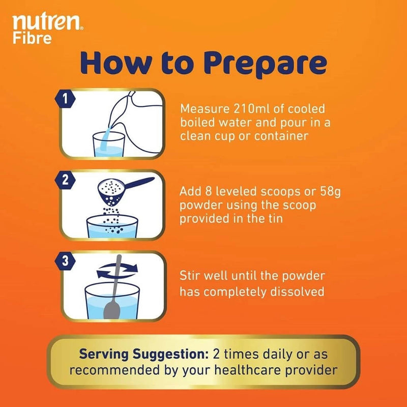[Pre-Order] Nutren Fibre Complete Nutrition - Vanilla Flavour | Nestle