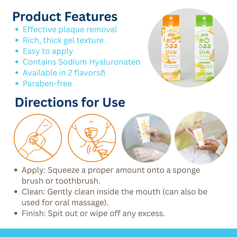 Refreshing Oral Moisturizing Gel 60ml | Hakuzo
