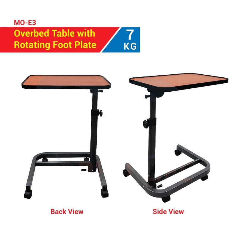 Overbed Table with Wheels (MO-E3)
