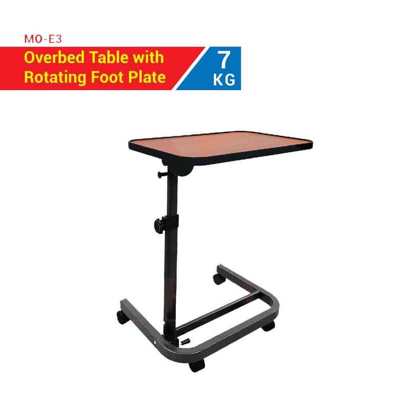 Overbed Table with Wheels (MO-E3)