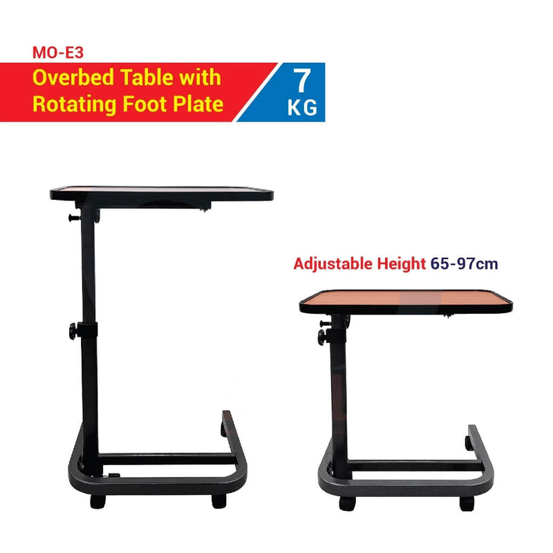 Overbed Table with Wheels (MO-E3)