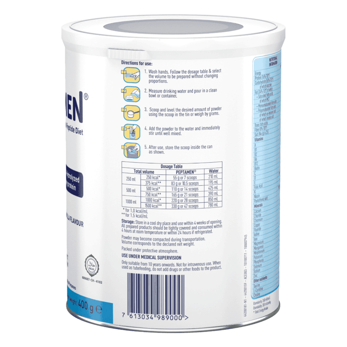 Peptamen Powder Vanilla (400g) | Nestle