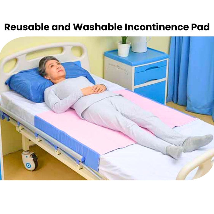Washable, Waterproof and Reusable Tuckable Incontinence Bed Underpad | iElder