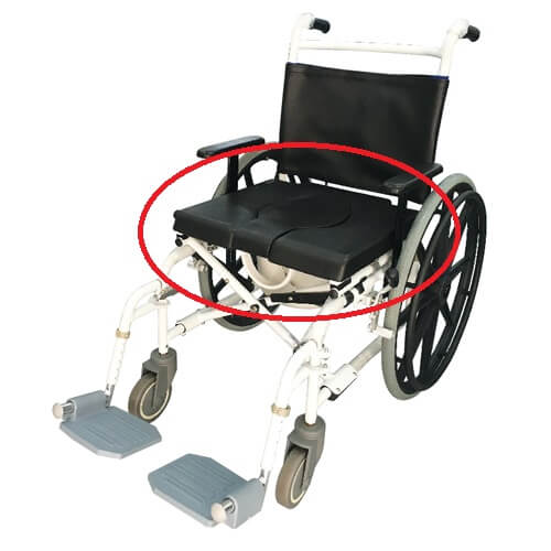 Seat Pad for A&I White Self Propelled Commode Wheelchair