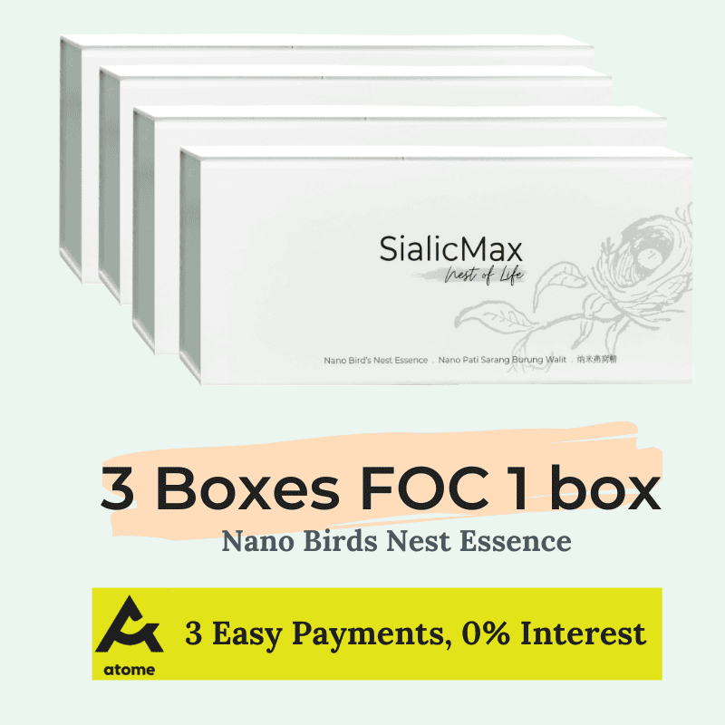 [Boost up Immune System] SialicMax Bird’s Nest Essence (7 bottle per box, 20ml per bottle)