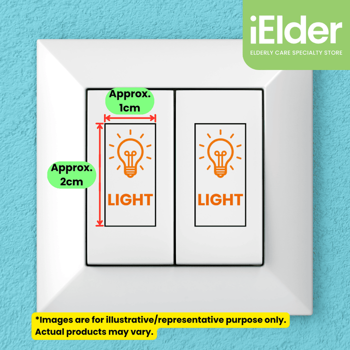 Double Switch Sticker Switch Label Sticker (20 stickers) | iElder — iElder.Asia (Asian ...
