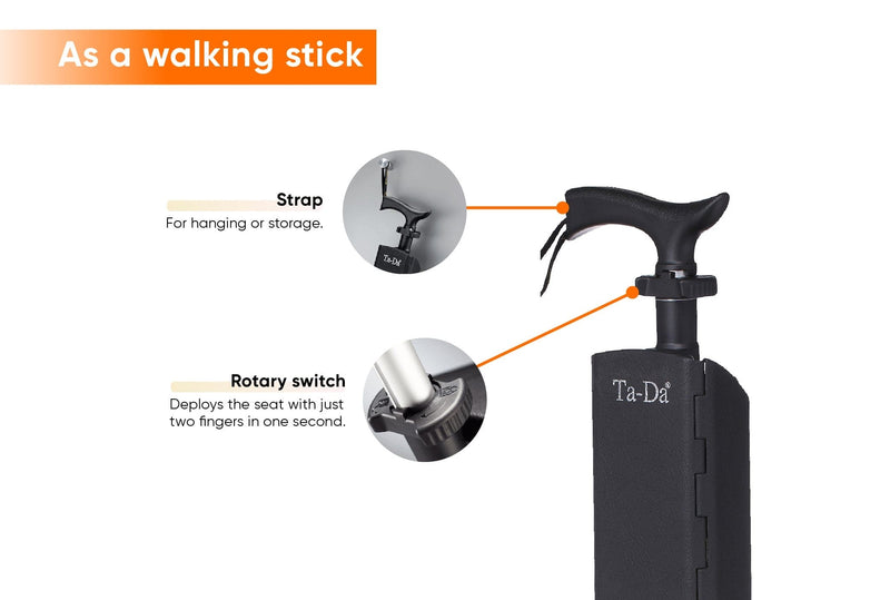 Ta-Da Chair Series 1 Tripod Seat Cane