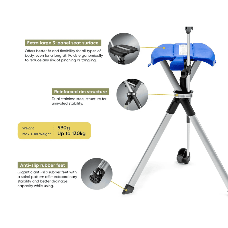 Ta-Da Chair Series 2 Tripod Seat Cane (82cm/87cm)