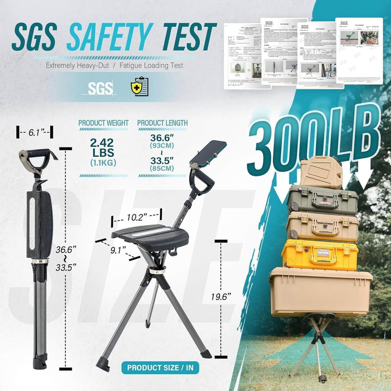 Ta-Da Chair Series 2 Pro Tripod Seat Cane (92cm)