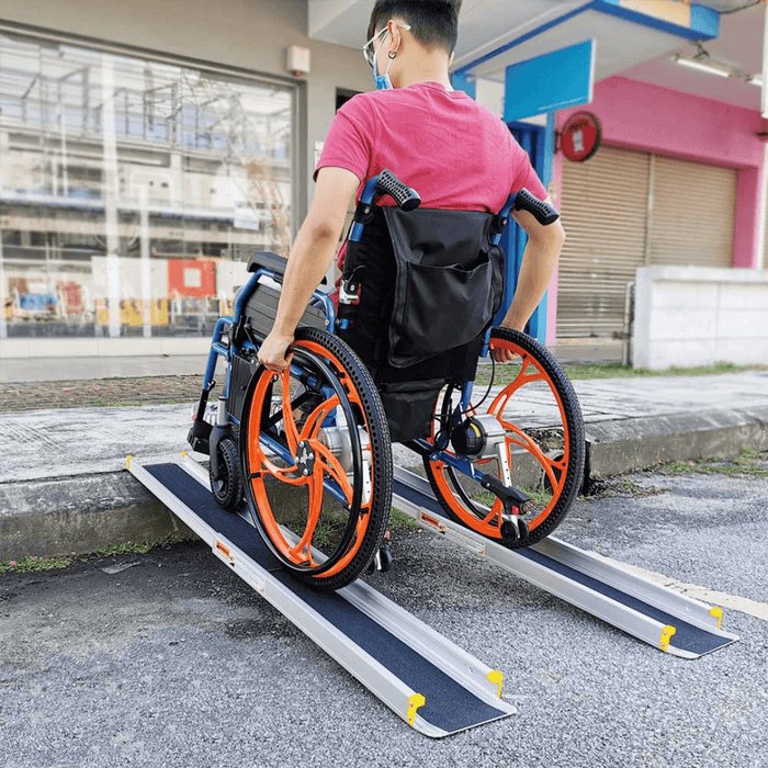 Telesopic Ramp Telescopic Aluminium Ramp For Wheelchair (by pair) — iElder.Asia (Asian ...