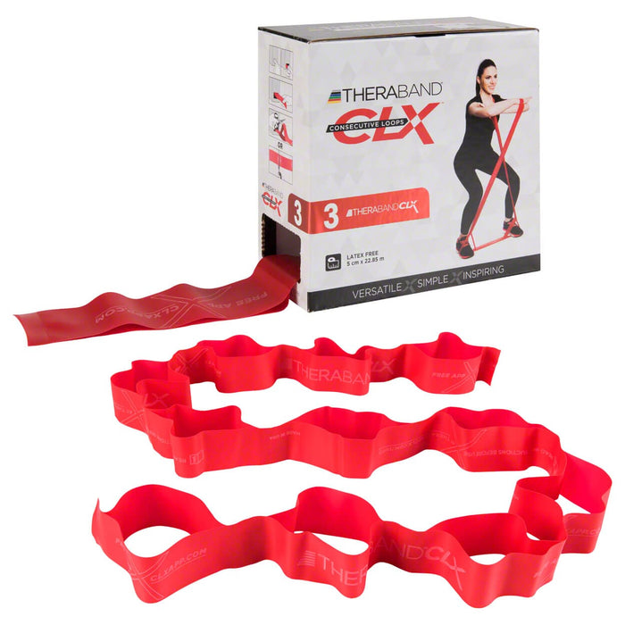 TheraBand CLX Loops Exercise Bands 22M (25 Yds)