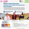 Effective Meal Preparation for Senior Care Centers & Nursing Homes: Best Practices