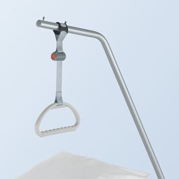Trapeze handle for lifting pole with belt retractar, light grey for Sentida Bed | WiBo