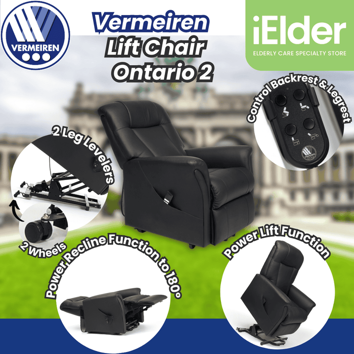Recline and Lift Auto Chair | Vermeiren Ontario 2