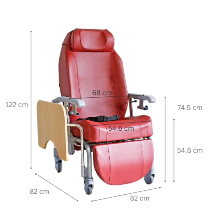 Normandie Geriatric Chair | Vermeiren (Red)