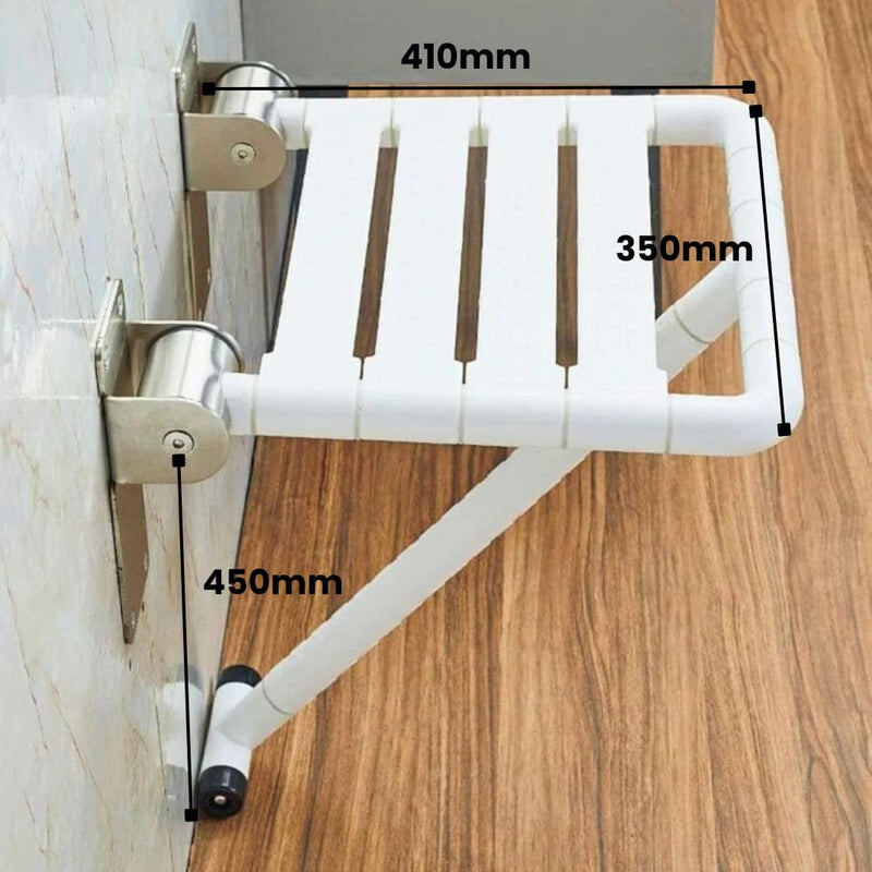 Wall-Mounted Foldable Shower Stool / Seat