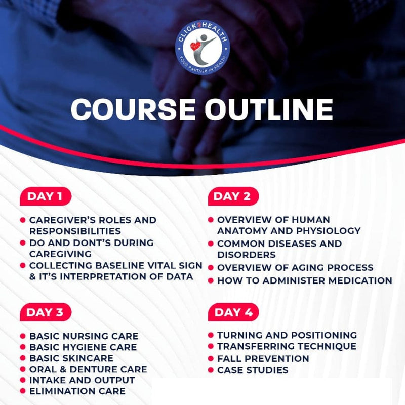 [HRD Corp Claimable] 4 day training Basic Caregiver Training