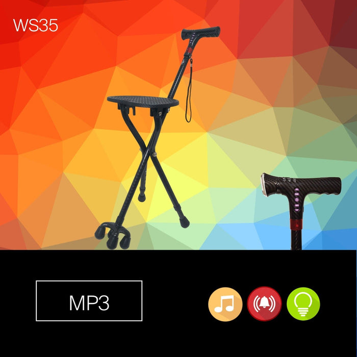 Chairplus (Walking Stick with seat, Seat Cane) | AgeGracefully
