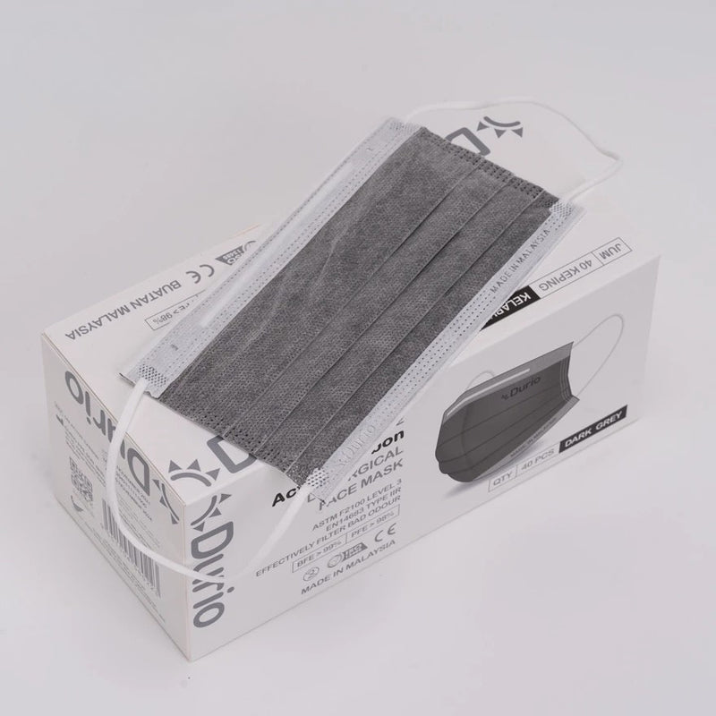Durio 542 Active Carbon 4 Ply Surgical Face Mask (40 Pcs)