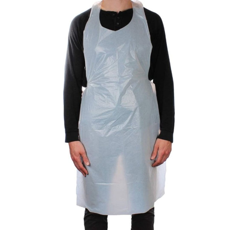PE disposable plastic Apron Clear (Free Size) (100 pcs/pkt)