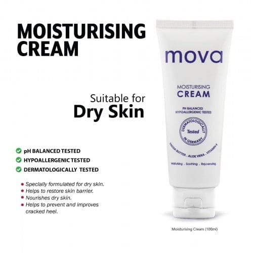 MOVA Moisturiser Cream for Dry & Sensitive Skins 100ml
