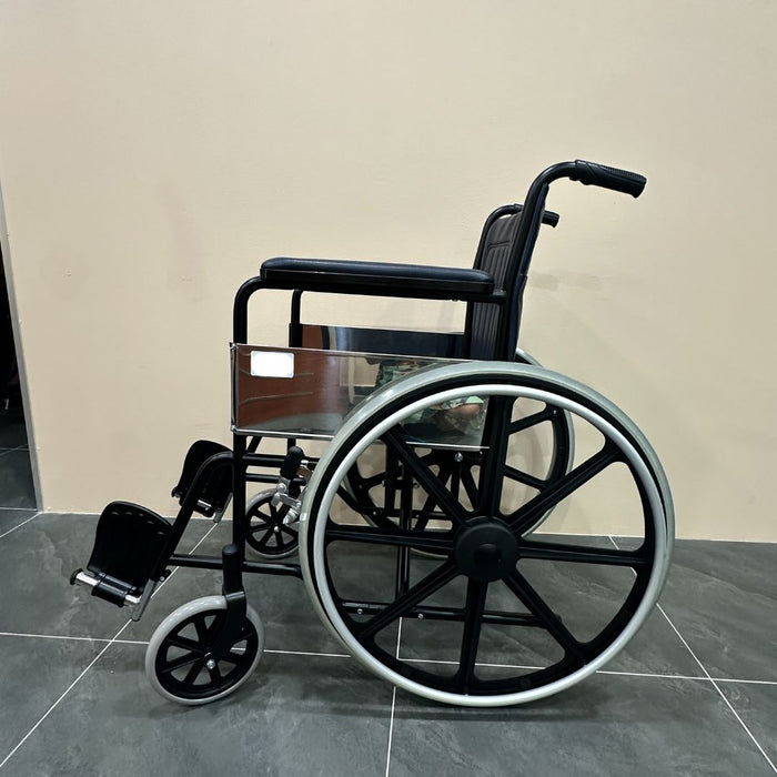 Standard wheelchair C/w 8inch front castor and 24inch rear magwheel